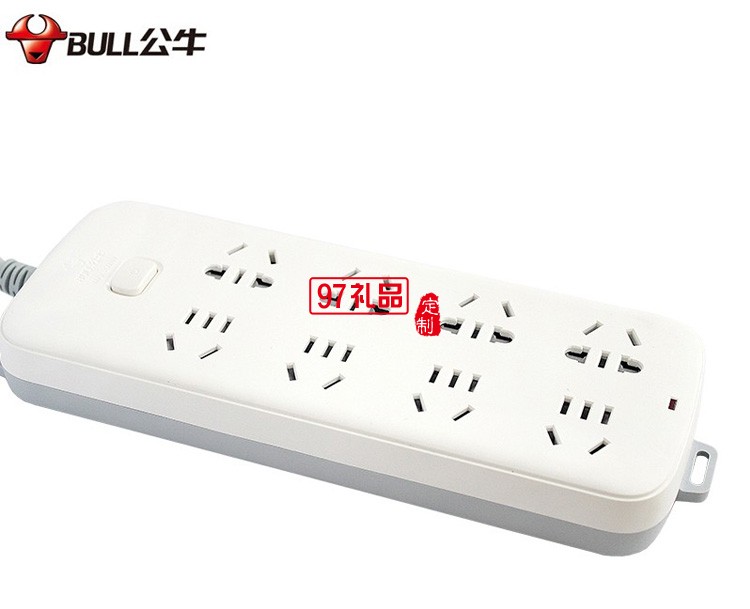 GN-S1080 新國標(biāo)插座8位總控全長3米定制公司廣告禮品