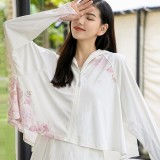 VVC防曬衣女戶外遮陽服超薄披肩外套夏長(zhǎng)袖紫外線定制公司廣告禮品