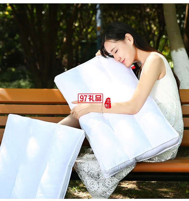 啄木鳥(niǎo)ZMN-MFZX-01精美高彈力全棉魔方羽絲枕芯定制公司廣告禮品