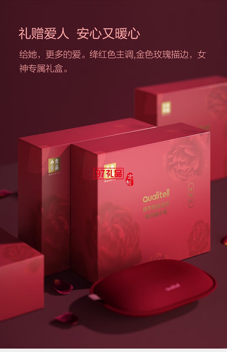 質零智能溫控電熱水袋暖手寶ZS1101定制公司廣告禮品