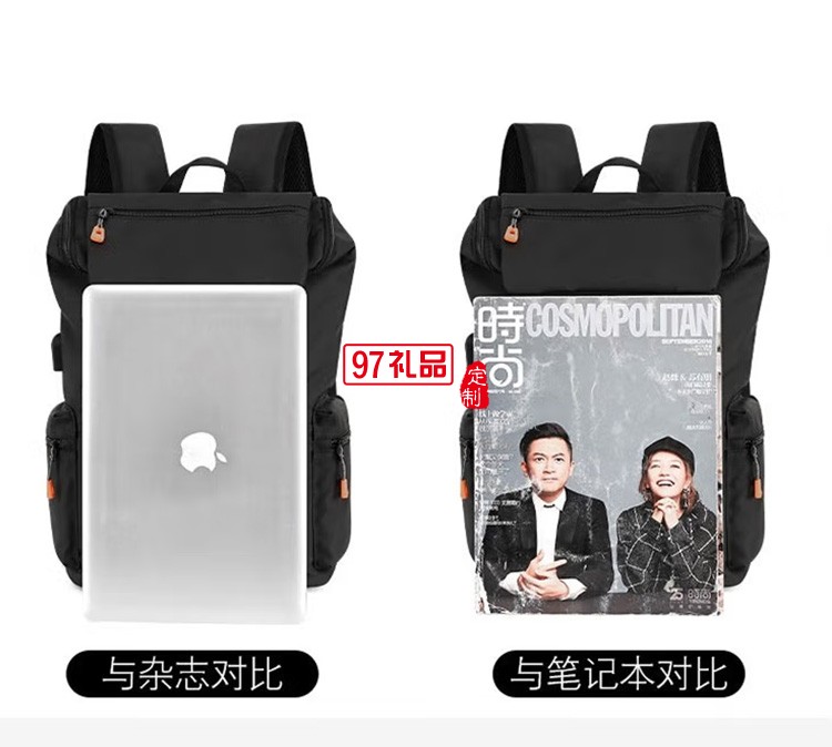 泰夢(mèng)男士商務(wù)通勤雙肩電腦背包TM-S0082定制公司廣告禮品