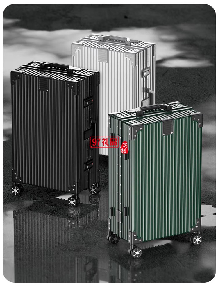 泰夢(mèng)鋁鎂合金拉桿箱20英寸鋁框登機(jī)箱TM-1805定制公司廣告禮品