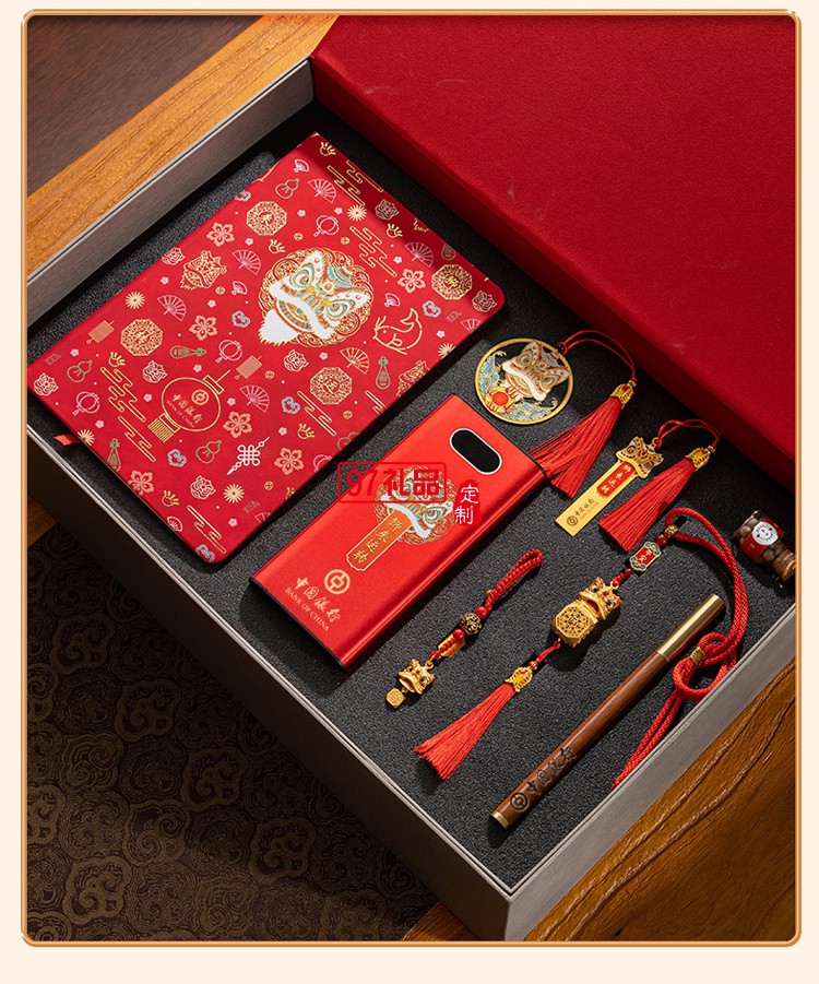 醒獅創(chuàng)意商務(wù)禮品套裝中國(guó)風(fēng)實(shí)用公司年會(huì)活動(dòng)紀(jì)念伴手國(guó)潮禮物