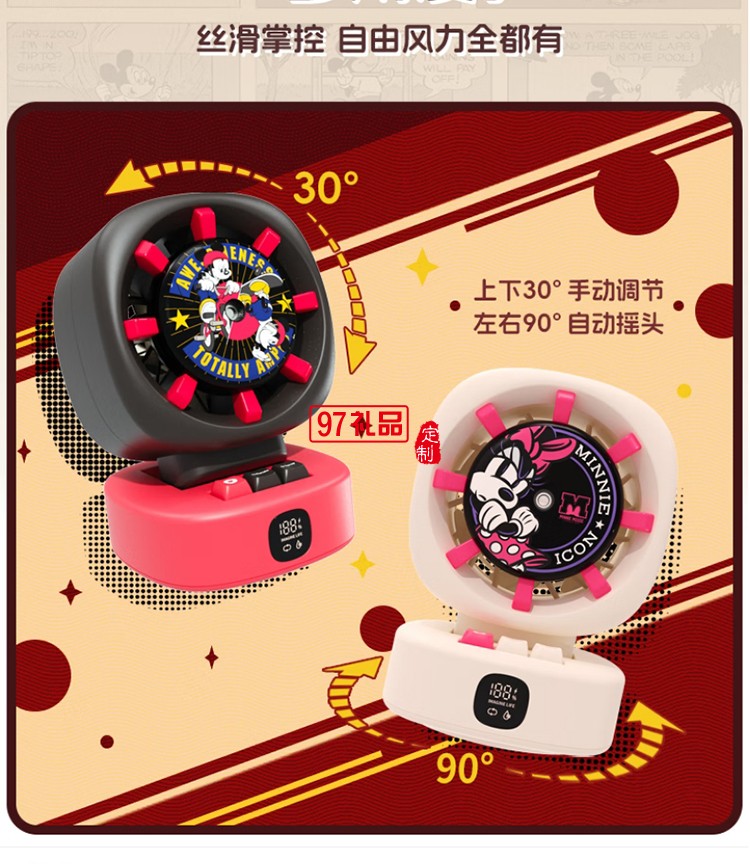 紅素無葉水冷搖頭噴霧三合一風扇