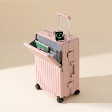 DULA商務(wù)前開(kāi)口系列鋁框行李箱2070