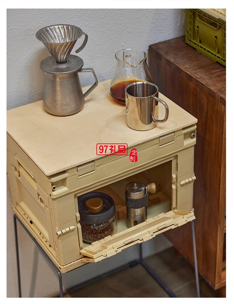 君華仕（GENVAS）    雙開(kāi)門(mén)折疊收納箱