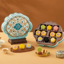 榮誠(chéng)青玉蔻月餅禮盒廣式蛋黃白蓮蓉中秋送禮