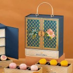 榮誠(chéng)滿庭芳糕點(diǎn)禮盒雙黃豆沙零食純白蓮蓉下午茶中秋