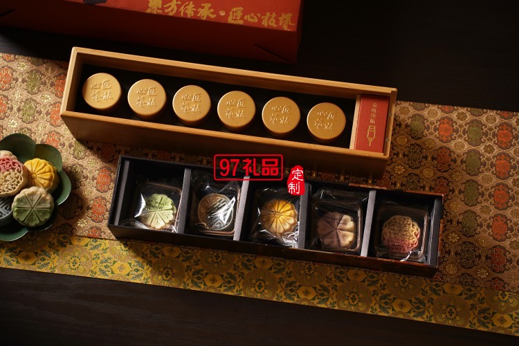 大國風(fēng)采中秋新款月餅禮盒包裝高檔手提禮品盒創(chuàng)意套裝