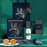 遇見霓裳苗繡吉宇鳥中秋新款月餅禮盒裝企業(yè)團購定制logo商務(wù)伴手禮