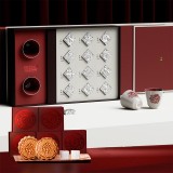 龍盞吟秋十二生肖活字茶磚龍紋杯中秋月餅定制高檔禮盒