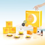 中秋桂月非遺?廣式蓮蓉禮盒 古法手作雙黃餡 團(tuán)圓禮贈高端禮盒裝