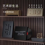 桌面歌詞音箱懸浮字幕黑膠唱片藍(lán)牙音響家用客廳臥室音響智能家居生日禮物 